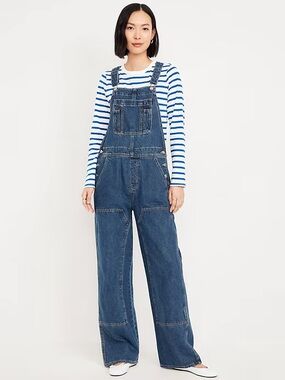 Old Navy Baggy Wide Leg Overalls